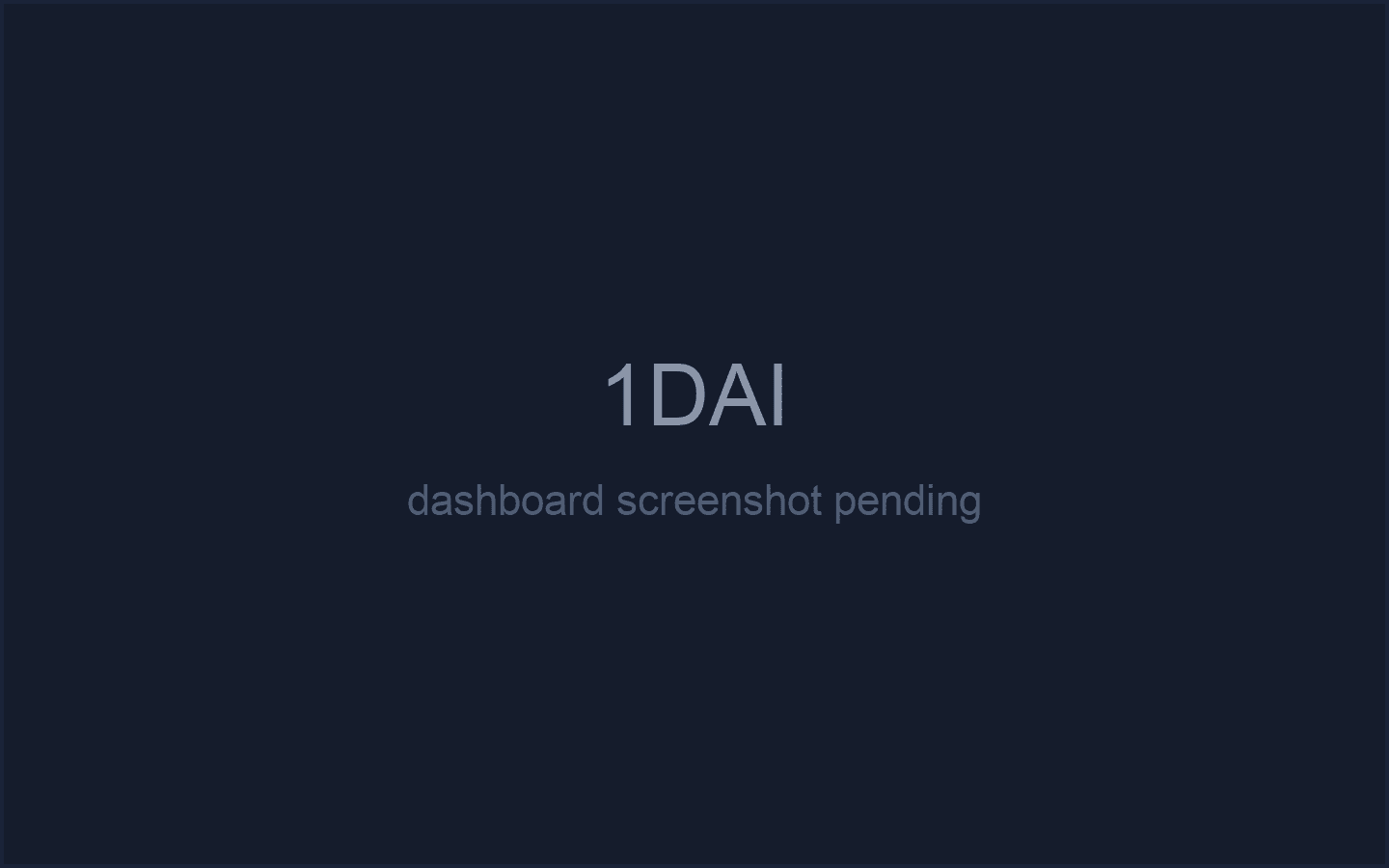 1DAI coaching dashboard